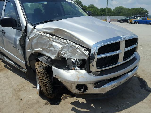 3D7KS28C15G858258 - 2005 DODGE RAM 2500 S SILVER photo 9