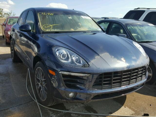 WP1AB2A58GLB54158 - 2016 PORSCHE MACAN S BLUE photo 1