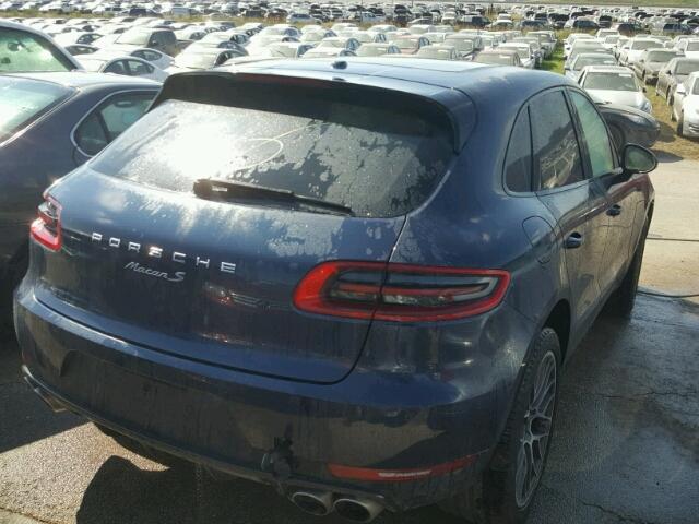 WP1AB2A58GLB54158 - 2016 PORSCHE MACAN S BLUE photo 4