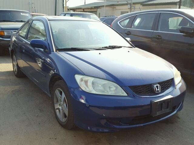 1HGEM22904L040313 - 2004 HONDA CIVIC BLUE photo 1