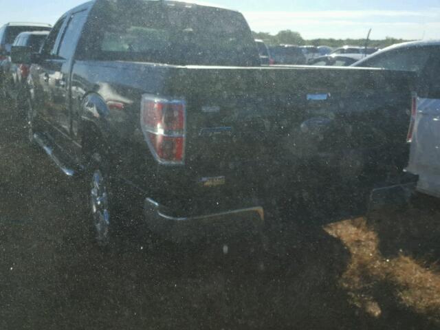 1FTFW1CT9DKE69697 - 2013 FORD F150 BLACK photo 3