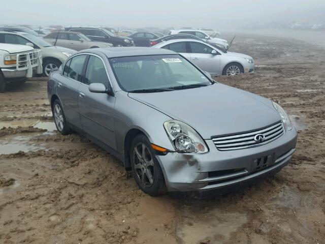 JNKCV51F24M711176 - 2004 INFINITI G35 GRAY photo 1