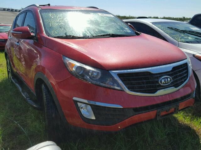 KNDPC3A20C7341031 - 2012 KIA SPORTAGE MAROON photo 1