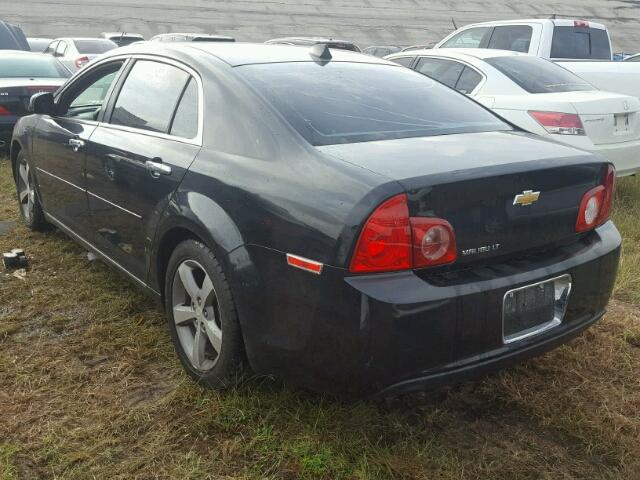 1G1ZC5E04CF161398 - 2012 CHEVROLET MALIBU 1LT BLACK photo 3