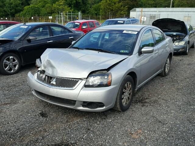 4A32B2FF5BE022217 - 2011 MITSUBISHI GALANT FE SILVER photo 2