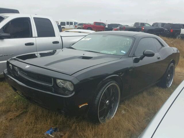 2B3CJ4DV6AH321790 - 2010 DODGE CHALLENGER BLACK photo 2