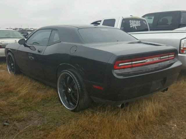 2B3CJ4DV6AH321790 - 2010 DODGE CHALLENGER BLACK photo 3