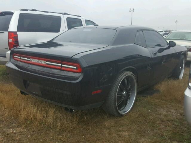 2B3CJ4DV6AH321790 - 2010 DODGE CHALLENGER BLACK photo 4