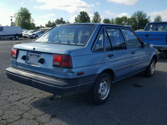 1Y1SK5148JZ049781 - 1988 CHEVROLET NOVA BLUE photo 4