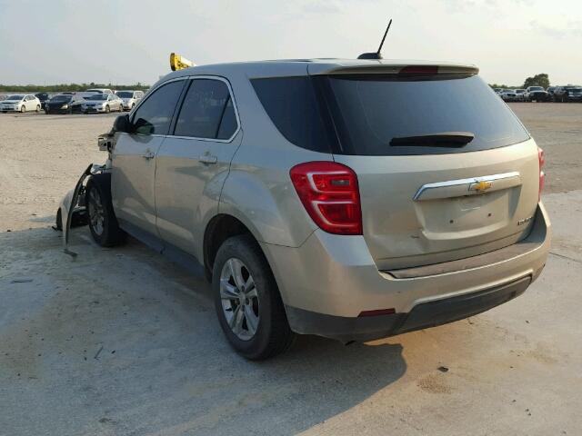 2GNALBEK5G1121324 - 2016 CHEVROLET EQUINOX LS GOLD photo 3