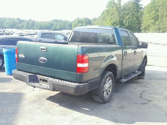 1FTRW12W58FA88565 - 2008 FORD F150 SUPER GREEN photo 4