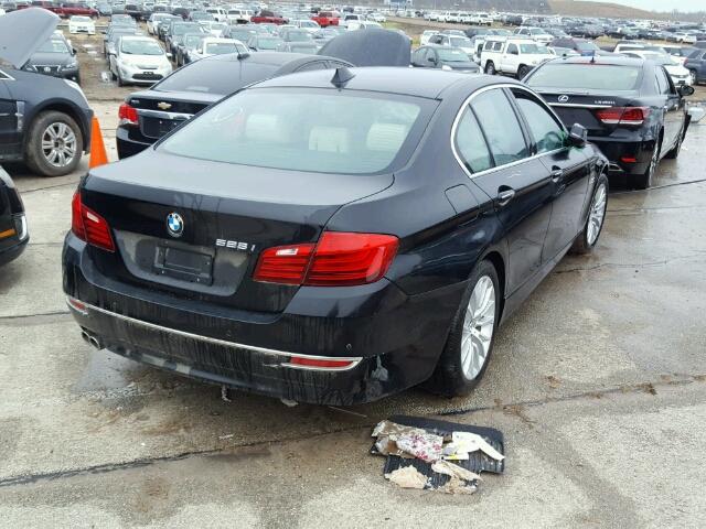 WBA5A5C56ED504430 - 2014 BMW 528 BLACK photo 4