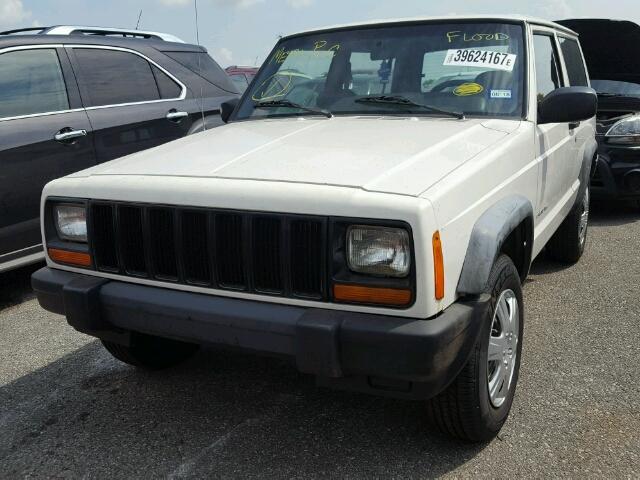 1J4FT27S1XL634215 - 1999 JEEP CHEROKEE S WHITE photo 2