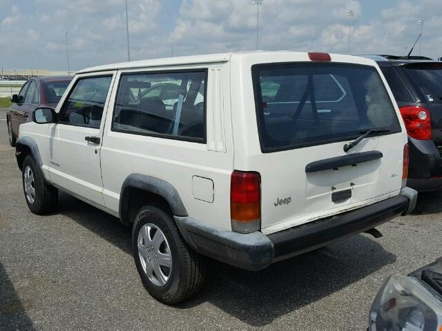 1J4FT27S1XL634215 - 1999 JEEP CHEROKEE S WHITE photo 3