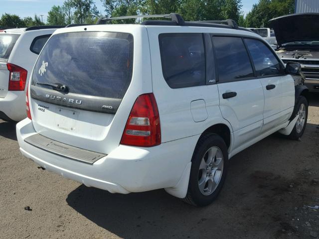 JF1SG65643H729084 - 2003 SUBARU FORESTER 2 Белый фото 4