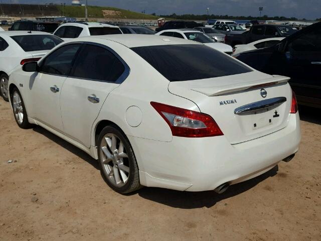 1N4AA51E69C854551 - 2009 NISSAN MAXIMA WHITE photo 3