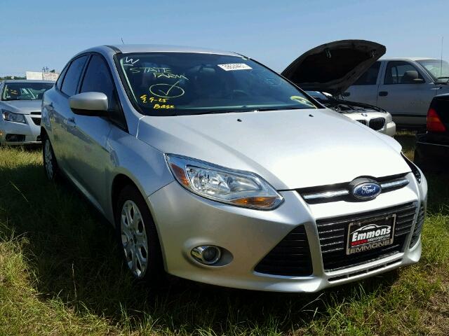 1FAHP3F2XCL245101 - 2012 FORD FOCUS SILVER photo 1