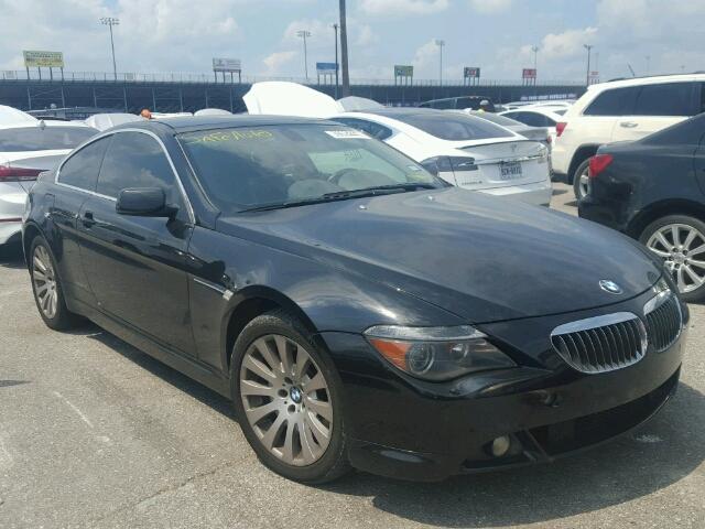 WBAEH73435B869111 - 2005 BMW 645 BLACK photo 1