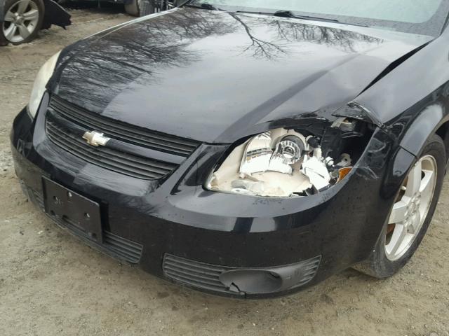 1G1AL58F277262016 - 2007 CHEVROLET COBALT LT BLACK photo 9