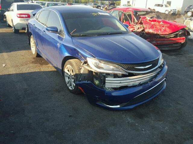 1C3CCCAB6FN630854 - 2015 CHRYSLER 200 LIMITE BLUE photo 1