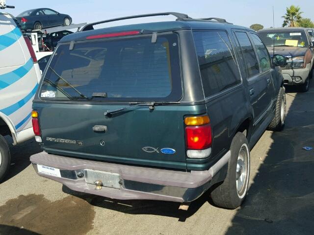 1FMDU32P3TZB77381 - 1996 FORD EXPLORER GREEN photo 4