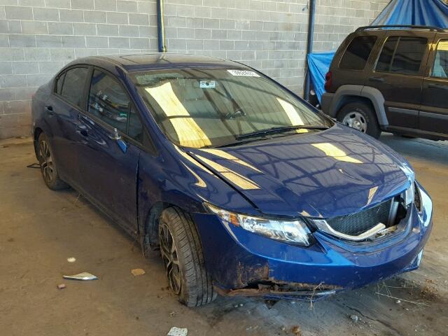 19XFB2F89DE072731 - 2013 HONDA CIVIC EX 蓝色 照片 1