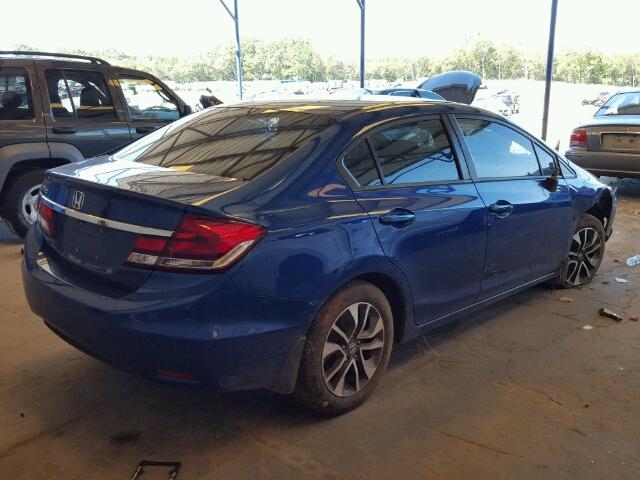 19XFB2F89DE072731 - 2013 HONDA CIVIC EX BLUE photo 4