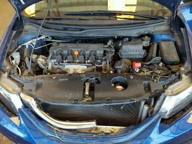 19XFB2F89DE072731 - 2013 HONDA CIVIC EX 蓝色 照片 7