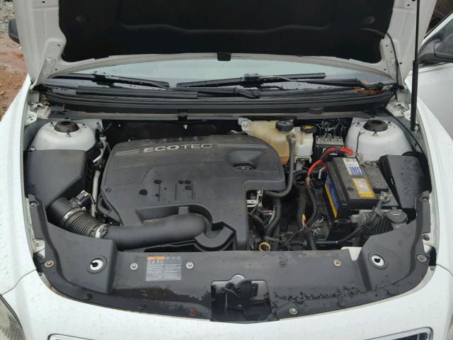 1G1ZB5EB7AF116067 - 2010 CHEVROLET MALIBU LS თეთრი ფოტო 7