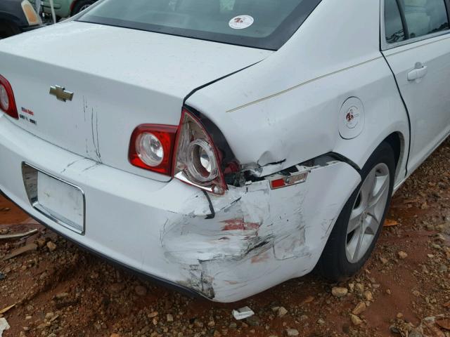 1G1ZB5EB7AF116067 - 2010 CHEVROLET MALIBU LS თეთრი ფოტო 9