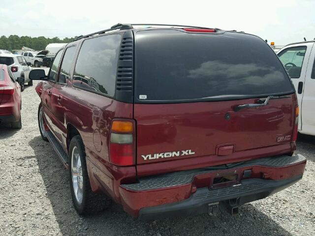 1GKFK66U92J247505 - 2002 GMC DENALI XL MAROON photo 3