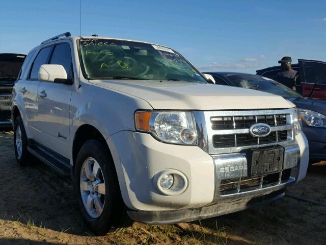 1FMCU49399KA79753 - 2009 FORD ESCAPE WHITE photo 1