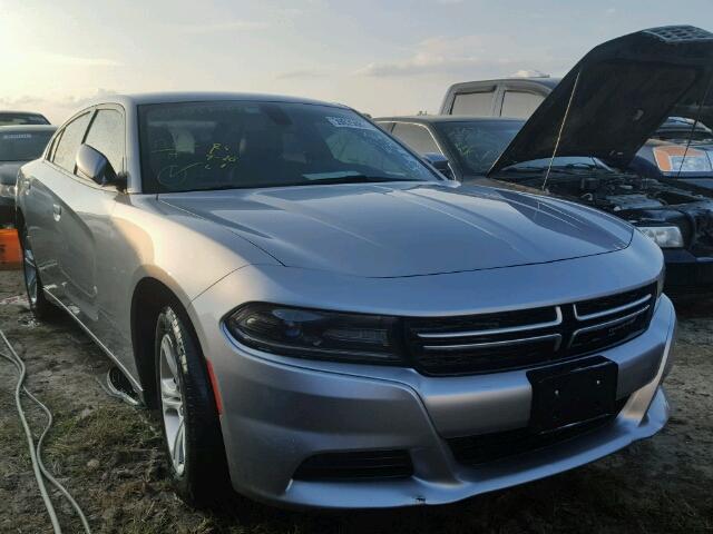 2C3CDXBG3FH751350 - 2015 DODGE CHARGER SE SILVER photo 1