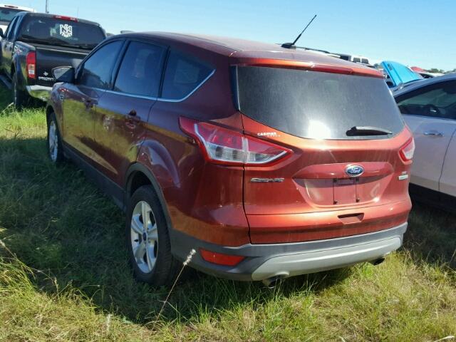 1FMCU0GX7FUB61513 - 2015 FORD ESCAPE SE ORANGE photo 3