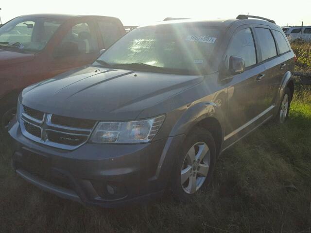 3C4PDCBG6CT207935 - 2012 DODGE JOURNEY GRAY photo 2