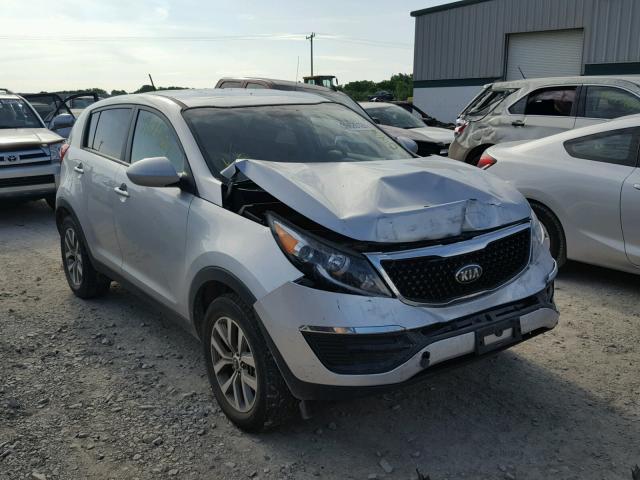 KNDPB3AC9E7662595 - 2014 KIA SPORTAGE B GRAY photo 1