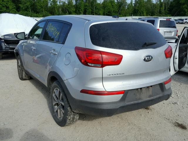 KNDPB3AC9E7662595 - 2014 KIA SPORTAGE B GRAY photo 3