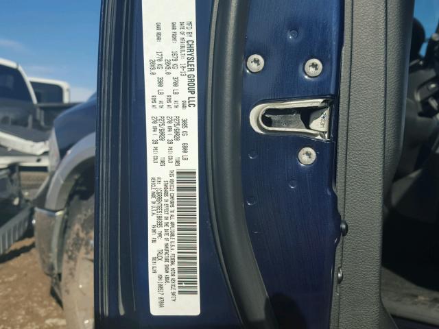 1C6RR6NT6ES180395 - 2014 RAM 1500 BLUE photo 2