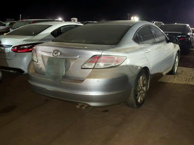 1YVHZ8CH2B5M11988 - 2011 MAZDA 6 SILVER photo 4