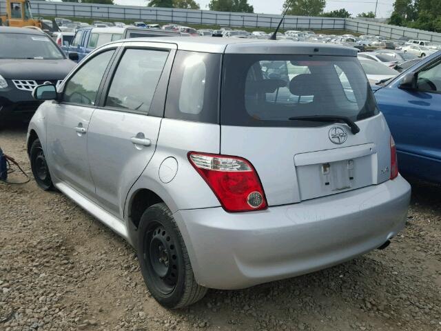 JTKKT624565015388 - 2006 TOYOTA SCION XA SILVER photo 3