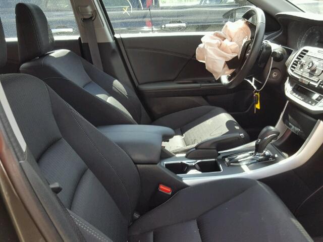 1HGCR2F50EA010581 - 2014 HONDA ACCORD GRAY photo 5