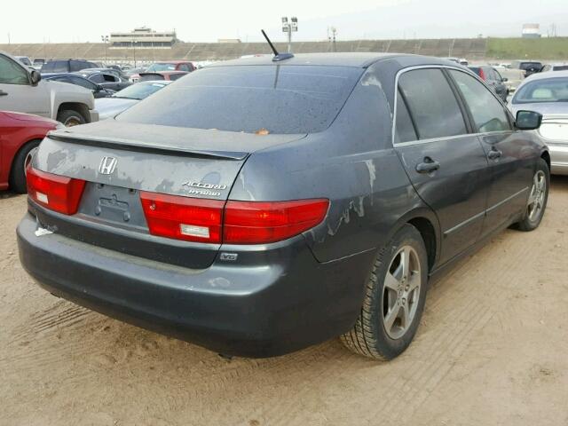 JHMCN36525C013288 - 2005 HONDA ACCORD GRAY photo 4