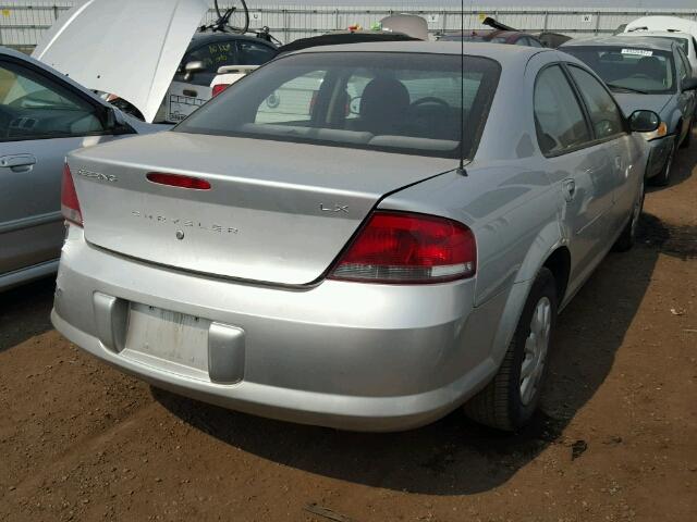 1C3EL46X23N511276 - 2003 CHRYSLER SEBRING LX SILVER photo 4