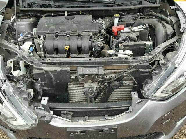 3N1AB7AP5GY250646 - 2016 NISSAN SENTRA S/S GRAY photo 7