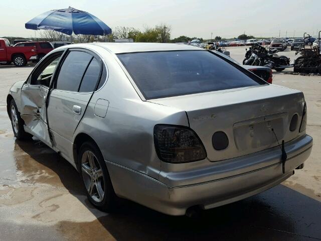 JT8BD69S610118820 - 2001 LEXUS GS 300 SILVER photo 3