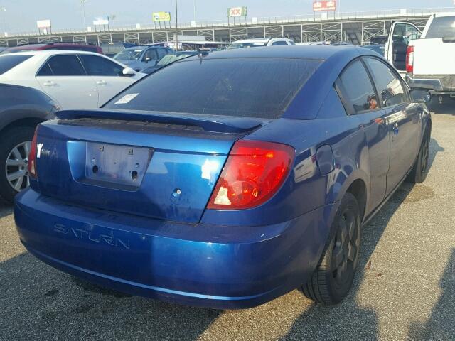 1G8AW15F56Z126133 - 2006 SATURN ION BLUE photo 4