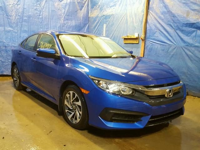 2HGFC2F79HH532003 - 2017 HONDA CIVIC EX BLUE photo 1