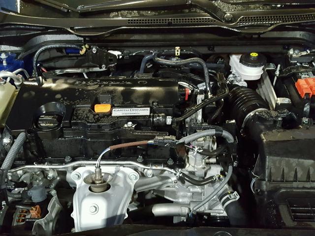 2HGFC2F79HH532003 - 2017 HONDA CIVIC EX BLUE photo 7