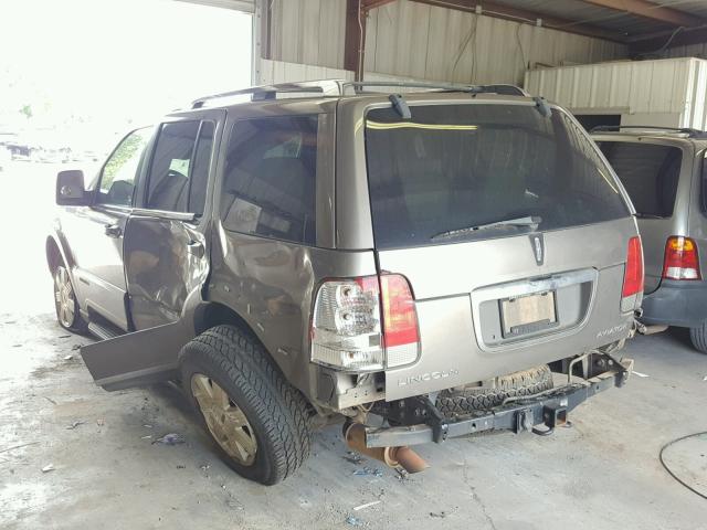 5LMEU68H43ZJ18696 - 2003 LINCOLN AVIATOR 棕色 照片 3