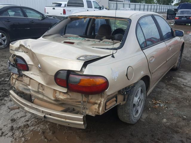 1G1NE52J12M663625 - 2002 CHEVROLET MALIBU LS Qızıl foto 4